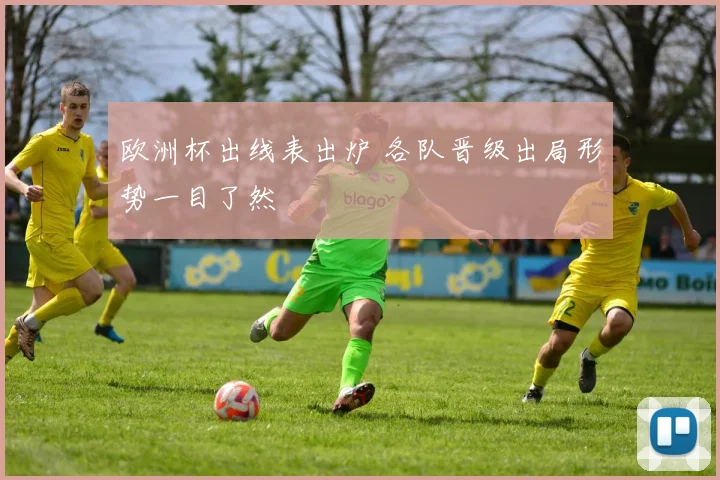 欧洲杯出线表出炉 各队晋级出局形势一目了然